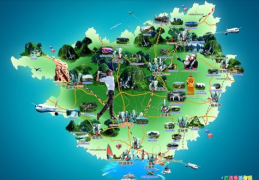 广西旅游地图